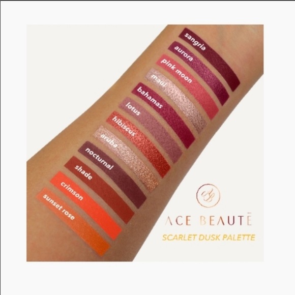ACE BEAUTE SCARLET DUSK EYESHADOW PALETTE … - Picture 5 of 8